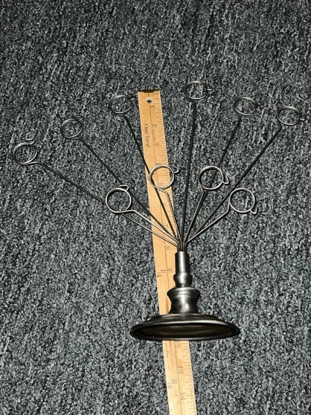 Metal Photo and Note Holder Stand - Silver